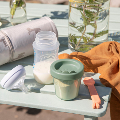 Pack de 3 contenedores porta alimentos Croco Verde - Imagen 3