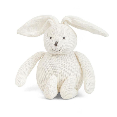 Conejito de tricot blanco
