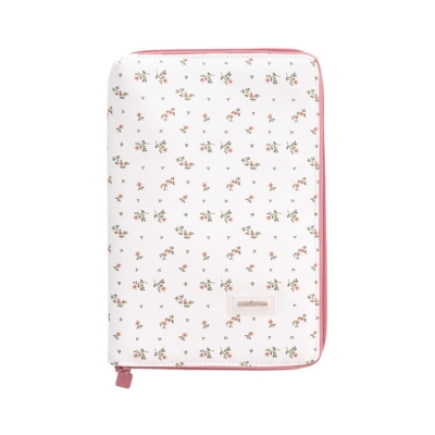 Portadocumentos Aura Beige flores