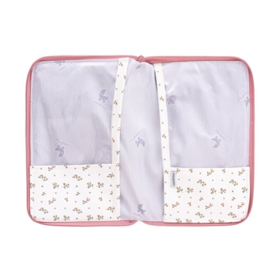 Portadocumentos Aura Beige flores - Imagen 6