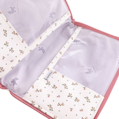 Portadocumentos Aura Beige flores - Imagen 7