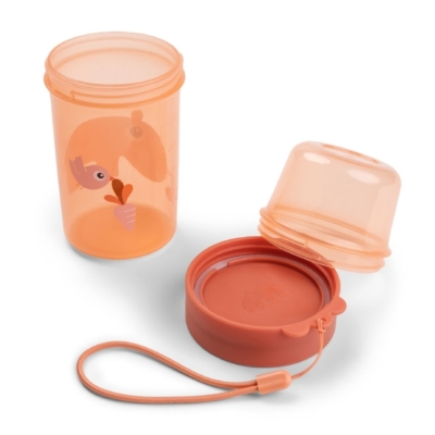 Recipiente snack bidireccional Ozzo papaya - Imagen 4