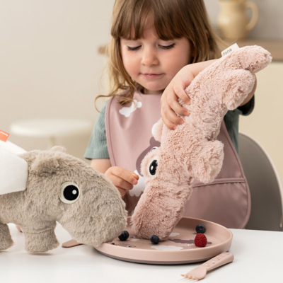 Plato Happy Clouds rosa - Imagen 4