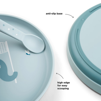 Plato Elphee azul - Imagen 4