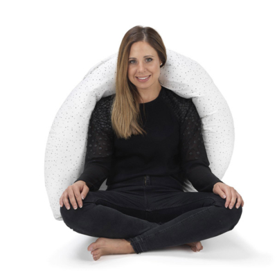 Cojín de lactancia XL Plumeti rosa - Imagen 6