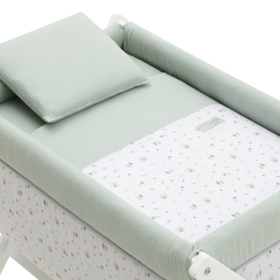 Moisés madera blanca Greeny verde - Imagen 3