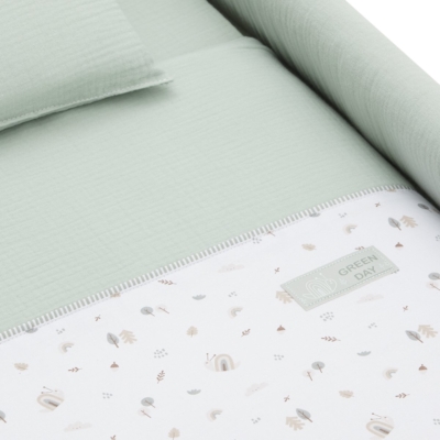 Moisés madera blanca Greeny verde - Imagen 5