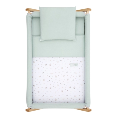 Moisés madera natural Greeny verde - Imagen 7