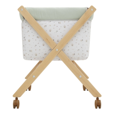 Moisés madera natural Greeny verde - Imagen 4