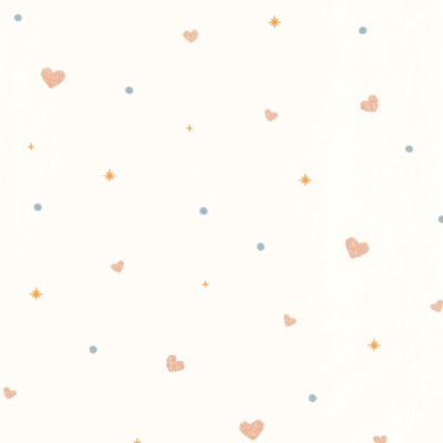 Papel pintado Let´s go Girls Estelle blanco multicolor