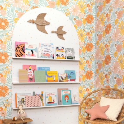 Papel pintado Let´s go Girls Estelle blanco multicolor - Imagen 3