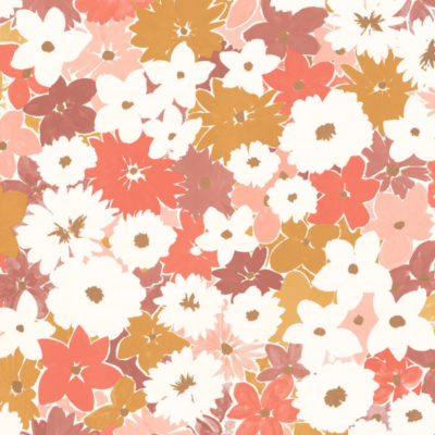 Papel pintado Let´s go Girls Flora rosa