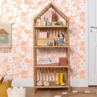 Papel pintado Let´s go Girls Flora rosa bebé - Imagen 4