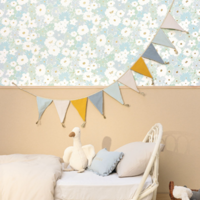 Papel pintado Let´s go Girls Flora azul - Imagen 2