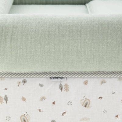 Moisés madera blanca Greeny verde - Imagen 6