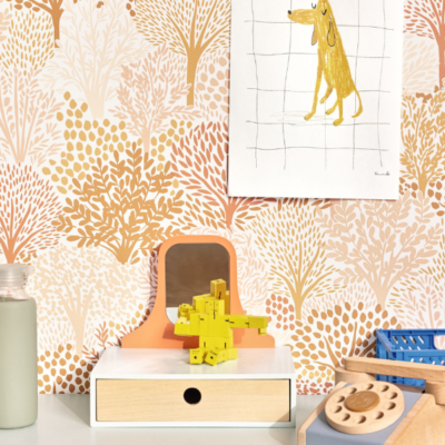 Papel pintado Let´s go Girls Alice rosa blanco - Imagen 2