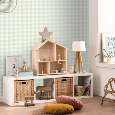 Papel pintado Let´s go Girls Victoria verde agua - Imagen 2