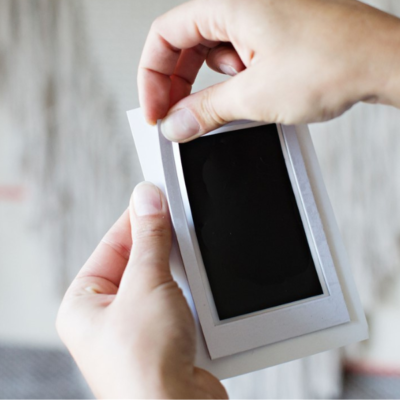 Marco pared babyprints blanco - Imagen 4