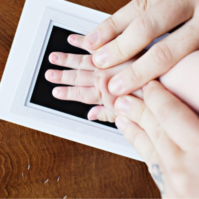 Marco pared babyprints blanco - Imagen 8