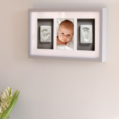 Marco pared babyprints Deluxe gris - Imagen 2