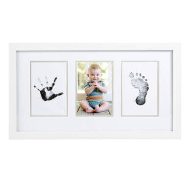 Marco pared babyprints blanco