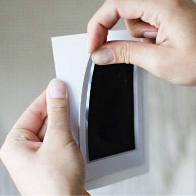 Marco pared babyprints blanco - Imagen 5