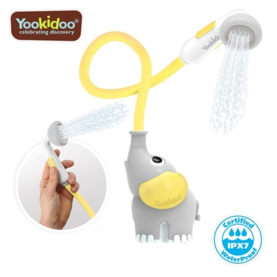 Ducha bañera elefante amarillo - Imagen 8