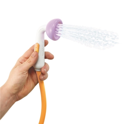 Ducha bañera elefante lila - Imagen 6