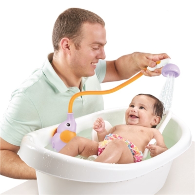 Ducha bañera elefante lila - Imagen 3