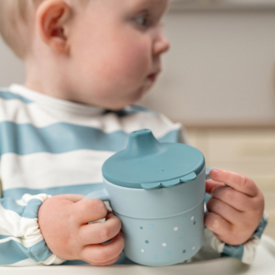 Taza puntos felices azul - Imagen 3