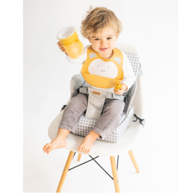 Babero de silicona Sweet & Fun mostaza - Imagen 2