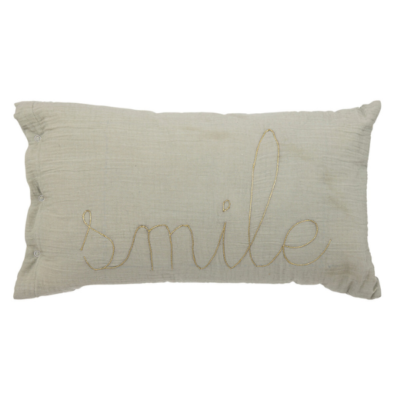 Cojín infantil rectangular verde