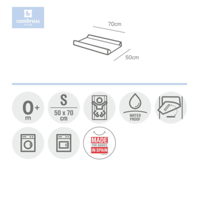 Cambiador para cómoda mini Windsord rosa - Imagen 6