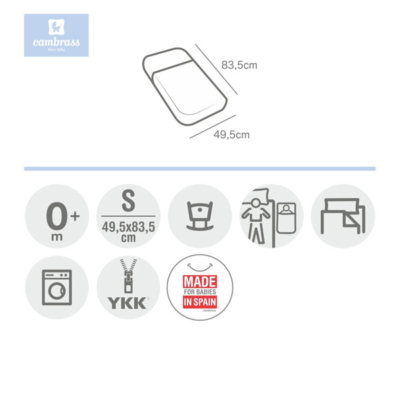 Saco nórdico para minicuna Magia beige - Imagen 9