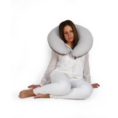 Cojín de lactancia pequeño Magia beige - Imagen 5