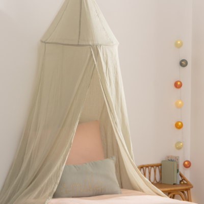 Dosel para cama infantil verde - Imagen 2
