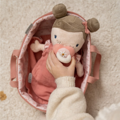 Bebé Rosa con canastilla y accesorios - Imagen 5