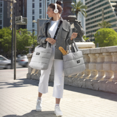 Bolso panera Urban gris - Imagen 2