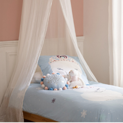 Dosel para cama infantil blanco - Imagen 2