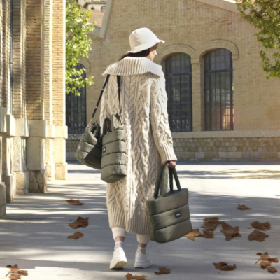 Bolso panera Urban kaki - Imagen 2