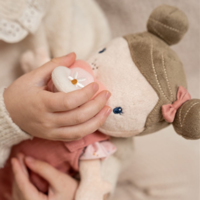 Bebé Rosa con canastilla y accesorios - Imagen 3