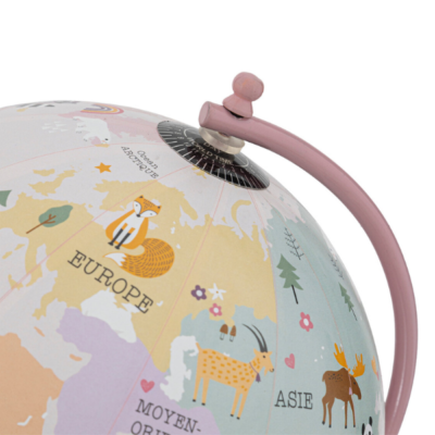Globo terráqueo rosa - Imagen 3