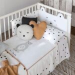 Colcha con protector para cuna de 60x120cm Mr. Tender