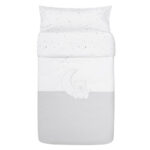 Funda nórdica para maxicuna Teddy gris