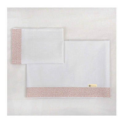 Juego de sábanas algodón 70x140cm Provenza rosa