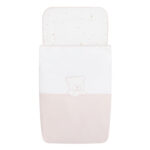 Saco nórdico para cuna de 60x120cm Teddy rosa