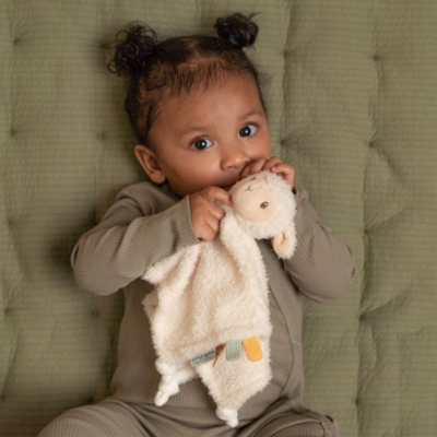 Doudou oveja pequeña granja - Imagen 3