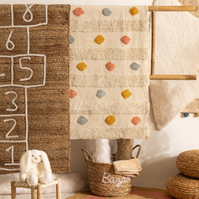 Alfombra infantil rectangular arlequín - Imagen 3