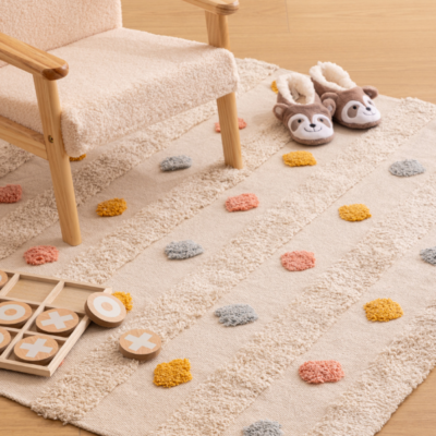 Alfombra infantil rectangular arlequín - Imagen 2