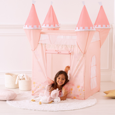 Tienda de juegos infantil plegable castillo princesa - Imagen 2